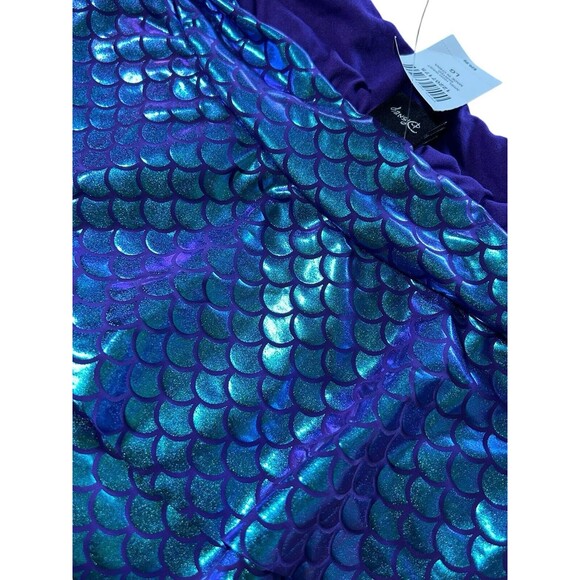 Disney Adult Little Mermaid Scale Print Skirt Swim Bottoms Size Large Hot Topic - Picture 5 of 5